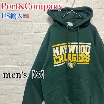 D415 [US 수입 ] 포트&컴퍼니 후드 맨투맨 그린 계열 [S]