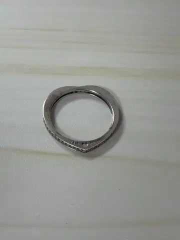 판도라 하트형 실버 반지