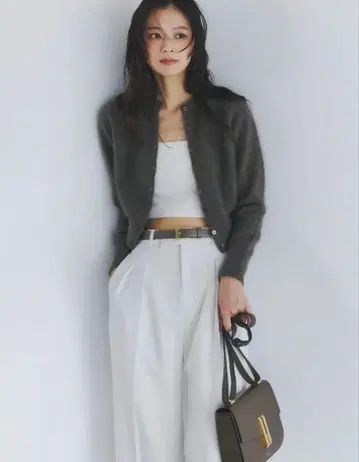 [ anuans ] 라쿤 폭스 숏 가디건