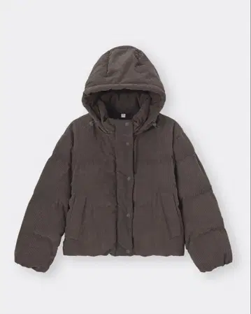 GU 히트 패디드 코듀로이 블루종