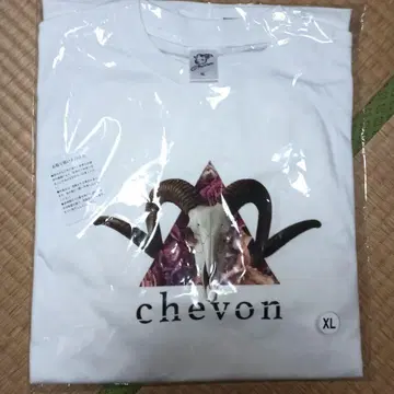Chevon 콜라주 아트 롱T/롱 티셔츠 화이트/XL