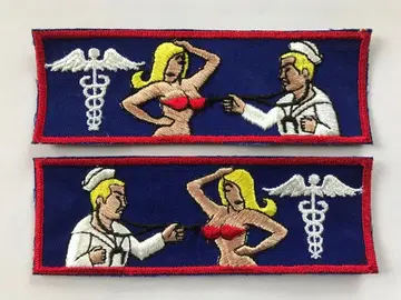 빈티지 커프스 패치 와펜 플라이트 자켓 NAVY 해군