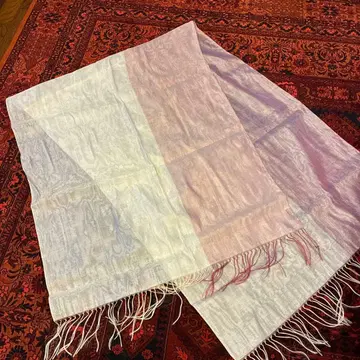 실크 100% 오간디 스톨