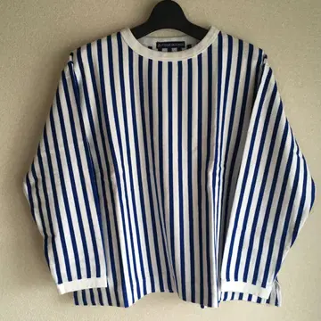 티그르브로칸테 스트라이프 코튼 와이드 T