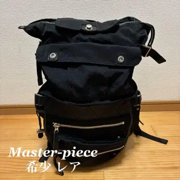 [레어] master piece 마스터피스 블랙 백팩 대용량
