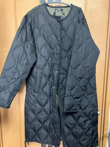 TAION 밀리터리 크루넥 다운 코트 M