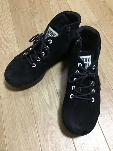 [ FIZZ REEN/피즈린 ] 통굽 스니커즈/23.5cmEEE 블랙