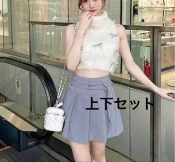 darich 리본 디자인 니트탑