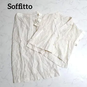 Soffitto 소핏 플리츠 셋업 베이지 M~L 상당