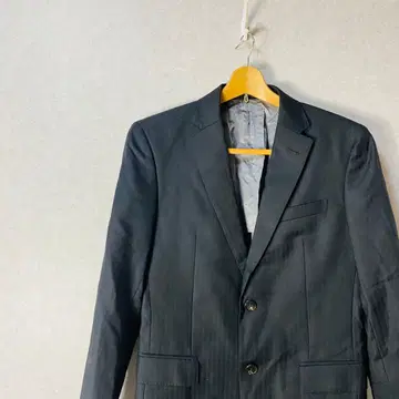 BLACK label 블랙 스트라이프 비즈니스 정장 투버튼