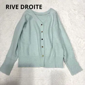 RIVE DROITE 캐시미어 혼방 돌먼 2WAY 니트 색스 블루