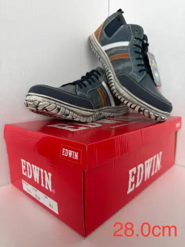 [에드윈] 스니커즈 남성용 방수 EDM-635 블루 28.0cm