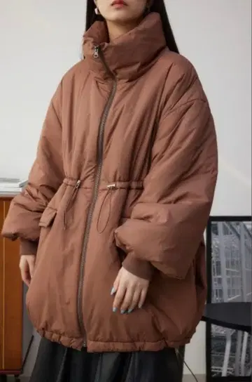 [ 새상품급 ] AZUL by moussy 충전솜 디자인 미들 코트