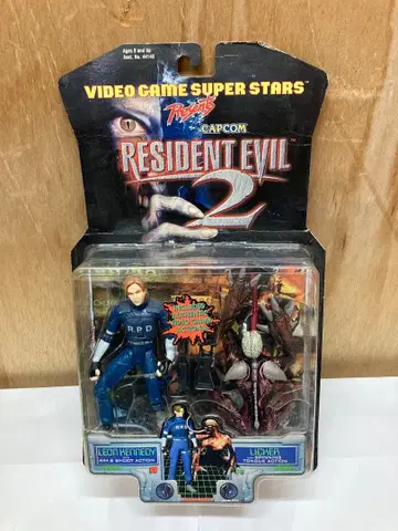 바이오하자드 2 레온 & 리커 피규어 [ 토이비즈 귀중 미개봉품 ]