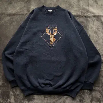 탈텍스 애니멀 맨투맨 트레이닝복 오버 사이즈 프린트 구제 의류