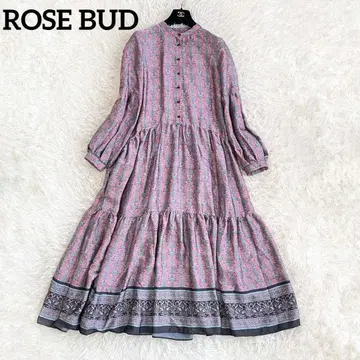 ROSEBAD 티어드 롱 원피스 올 패턴 맥시 길이 루즈핏