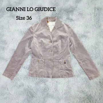 잔니로 주디 체 벨로아 느낌 자켓 36 퍼플 그레이 이토킨