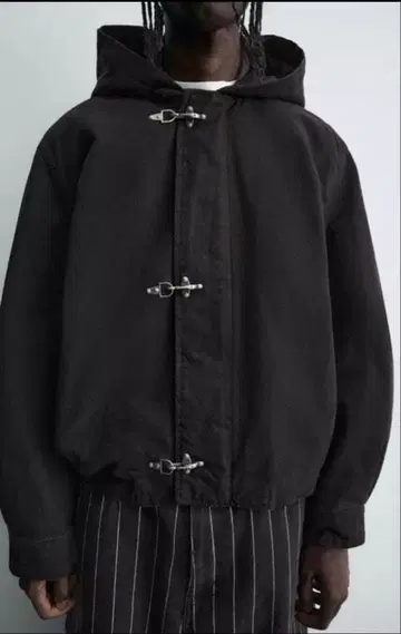 ZARA 파이어맨 자켓 후드 부착 M 사이즈