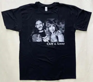 OZZY LEMMY 오지&레미 L 사이즈 T셔츠 락 정품