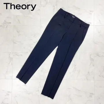 새상품급 띠어리 테이퍼드 팬츠 슬랙스 센터 프레스 블랙 0*HD583