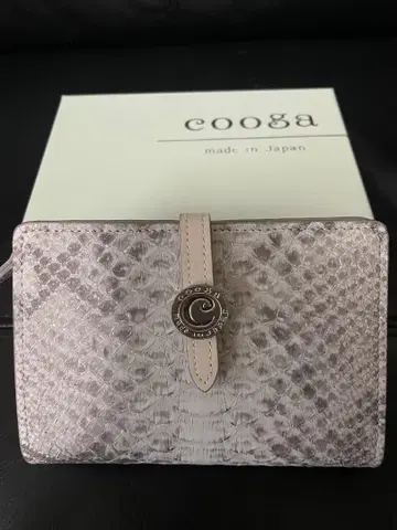 cooga 실버 이단 접이식 지갑 [미사용 새상품]