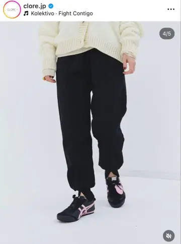 CLORE+ 클로레 Smooth Fit 팬츠 블랙