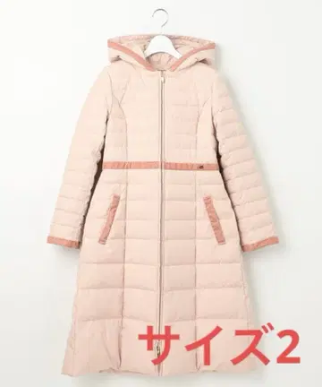 TOCCA MARIA 롱 다운 코트 핑크 사이즈 2