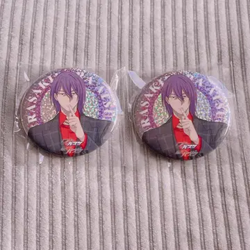 쿠로코의 농구 점프 페스타 로손 캔뱃지 무라사키바라 2점 세트