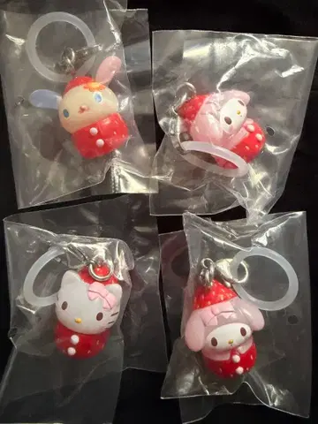 딸기 메지루시 참 4개 세트