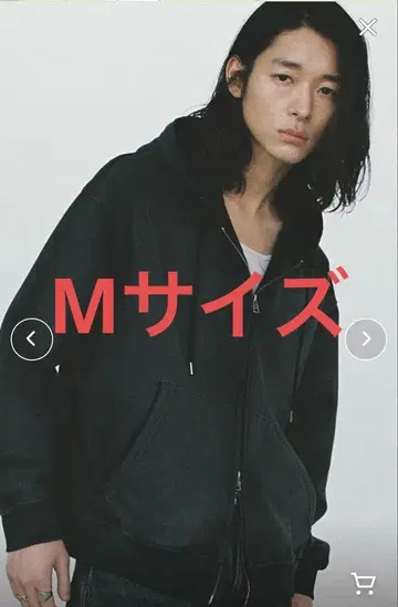 WYM LIDNM 위므리돔 헤비 온스 더블 지퍼 후드티 M 사이즈