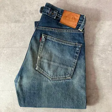 초기 EVIS 에비수 No.2 2504 신치백/데님 청바지/