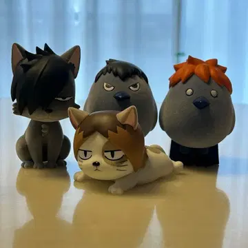 하이큐 Fluffy Puffy 피규어 4체 세트