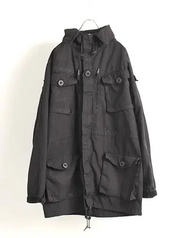 영국군 DPM 카모 컴뱃 재킷 블랙 염색 DEADSTOCK