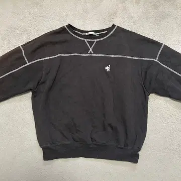 Java 블랙 크루넥 트레이닝복