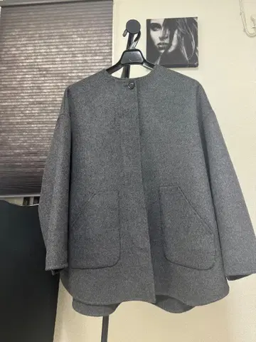 미사용 새상품 FRAMeWORK 해밀턴 리버 크루넥 38 그레이