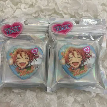 앙스타 츠키나가 레오 하트 캔뱃지