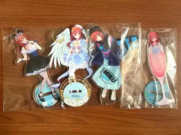 5등분의 신부 나카노 미쿠 아크릴 스탠드 4개 세트 (캐러토 복권 등)