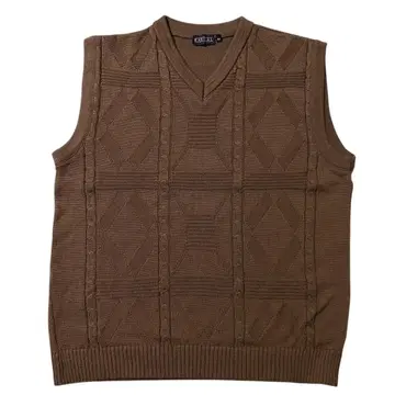 USA 구제 의류 BARISAL 니트 베스트 V넥 어스 컬러 H514