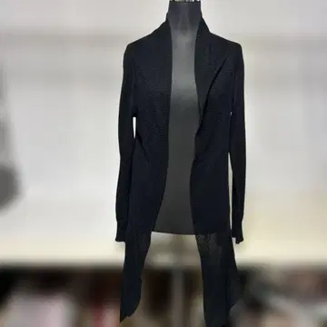 Farfalle 블랙 롱 가디건