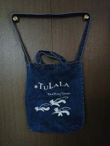 츠라라 데님 토트백