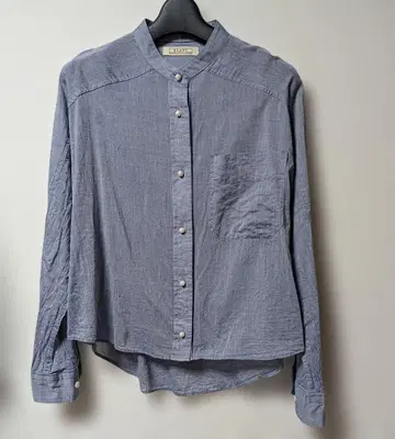 [ 미사용 ] BLANC basque 그레이 긴팔 셔츠 M 사이즈