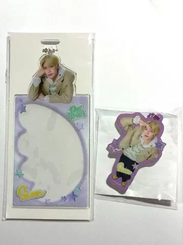 NCT WISH 시온 랜트 아크릴 키링 사진 카드 슬리브