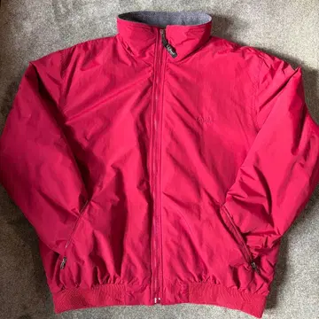 [ 가격 인하 중 ] 90's L.L.Bean 웜업 자켓 L 빨간색 자수