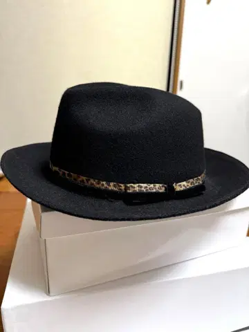 Beaurance 울 티어드롭 중절모