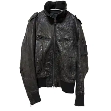 N-694 SHELLAC 셀락 Y2K 00s 가죽 자켓 46