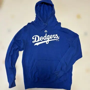 Majestic 로스앤젤레스 다저스 후드티 파랑 프리 사이즈