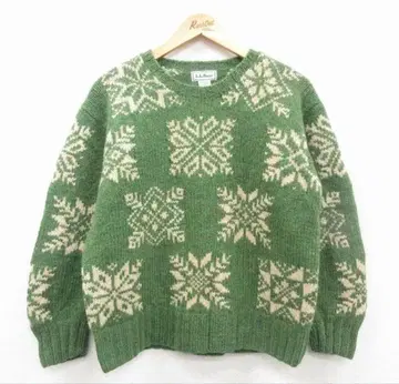 L.L.Bean 노르딕 스웨터 그린