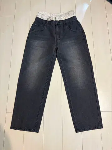 GILFY CRITCH BRAND 다크 그레이 데님