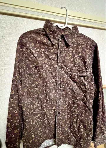 Lucky Store 페이즐리 무늬 코듀로이 셔츠