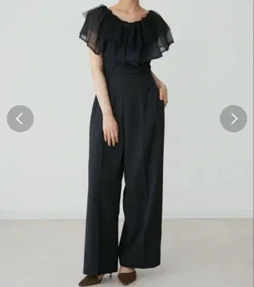 새상품급 라그나문 lady 포멀 드레스 팬츠 드레스 S 블랙 결혼식